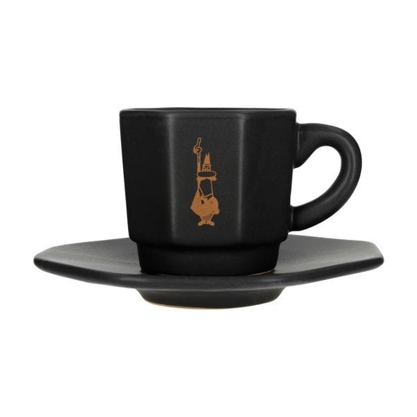 Bialetti - Zestaw 4 filiżanek z podstawką - Czarny z miedzianym logo1.jpg