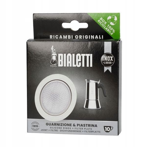 Bialetti - Uszczelka + sitko do kawiarek stalowych Bialetti 10tz.jpg