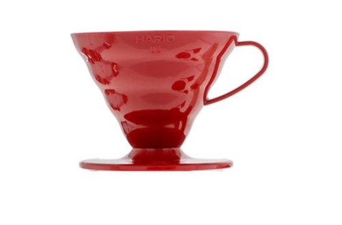 Hario plastikowy Drip V60-01 Czerwony bez miarki.jpg