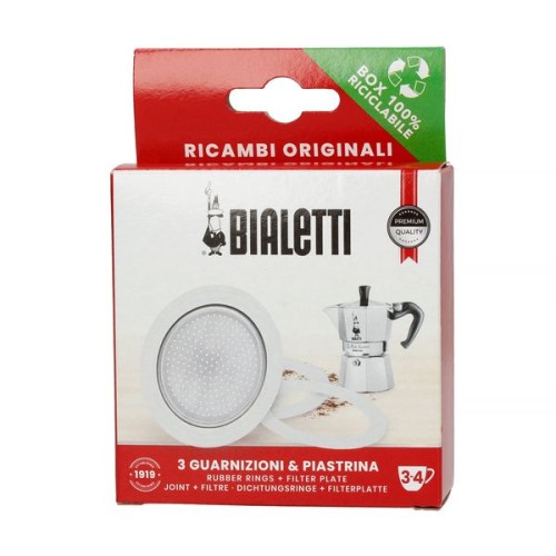 Bialetti - Uszczelka (3 szt.) + sitko do kawiarek aluminiowych Bialetti 3-4tz.jpg