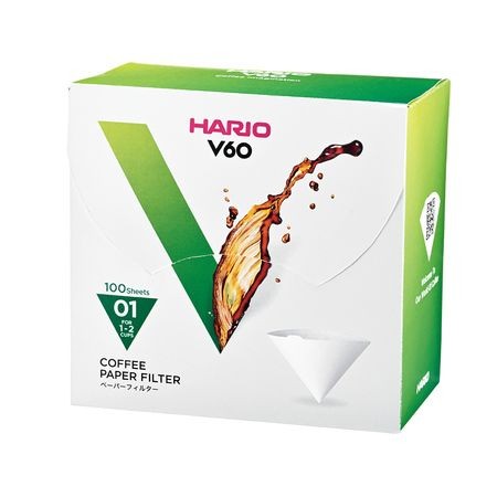 Hario - Filtry papierowe białe V60-01 100 Szt.jpg